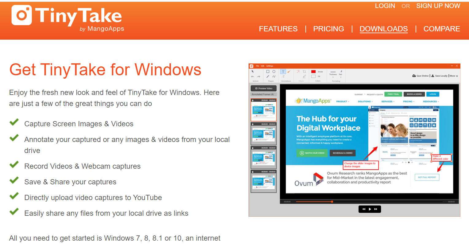 TinyTake Aplikasi terbaik untuk semua pengguna laptop