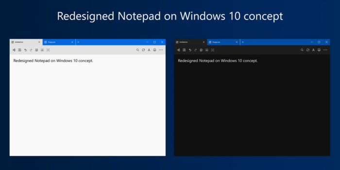 Notepad Windows 10